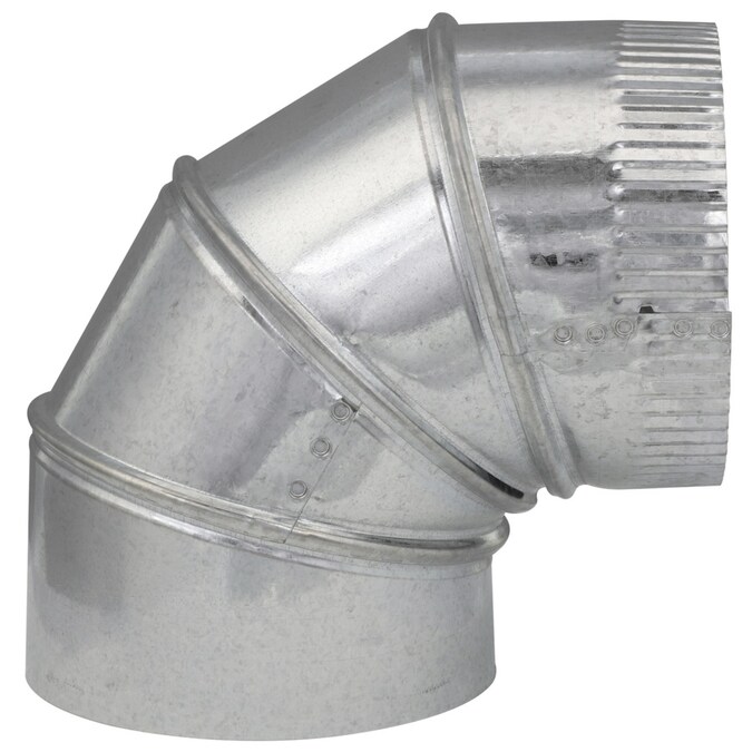 10'' Galvanized Elbow, 28 Gauge